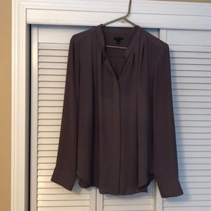 Ann Taylor taupe blouse